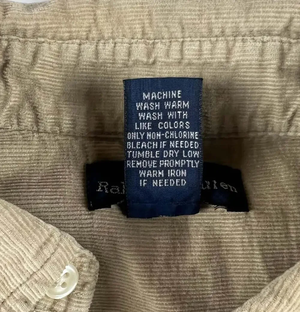 Polo Ralph Lauren Boys Size L (16/18) Long Sleeve Corduroy Button-Down Shirt